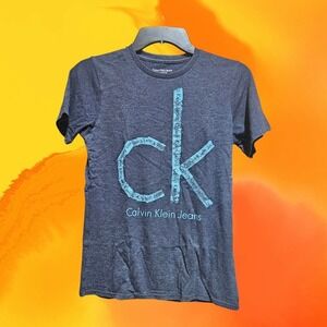 Girl's‎ Calvin Klein T-Shrt Black Size 10/12 M